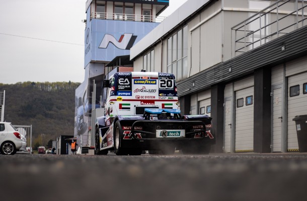 VIDEO: Buggyra getting into shape at Most, ahead of the new truck racing season
