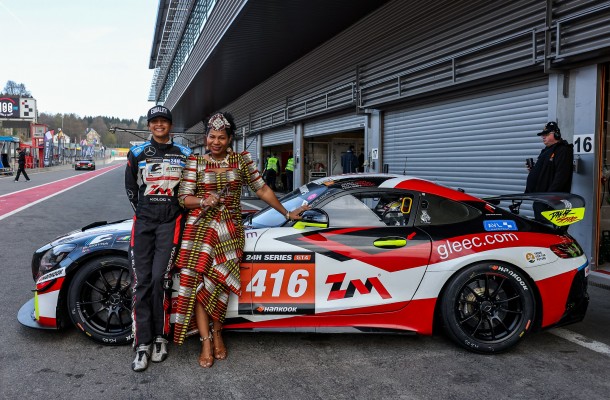 Queen of Congo travelled to Spa-Francorchamps to support Buggyra